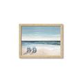 Picture of Two  Adirondack Chairs on the Beach _GroupedProduct_Rectangle_Landscape_Framed_Matted_