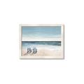 Picture of Two  Adirondack Chairs on the Beach _GroupedProduct_Rectangle_Landscape_Framed_Matted_
