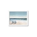 Picture of Two  Adirondack Chairs on the Beach _GroupedProduct_Rectangle_Landscape_Framed_Matted_