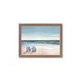 Picture of Two  Adirondack Chairs on the Beach _GroupedProduct_Rectangle_Landscape_Framed_Matted_