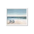 Picture of Two  Adirondack Chairs on the Beach _GroupedProduct_Rectangle_Landscape_Framed_Matted_
