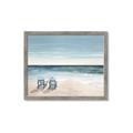 Picture of Two  Adirondack Chairs on the Beach _GroupedProduct_Rectangle_Landscape_Framed_Matted_