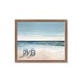 Picture of Two  Adirondack Chairs on the Beach _GroupedProduct_Rectangle_Landscape_Framed_Matted_