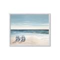 Picture of Two  Adirondack Chairs on the Beach _GroupedProduct_Rectangle_Landscape_Framed_Matted_