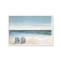 Picture of Two  Adirondack Chairs on the Beach _GroupedProduct_Rectangle_Landscape_Framed_Matted_