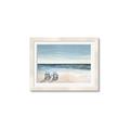 Picture of Two  Adirondack Chairs on the Beach _GroupedProduct_Rectangle_Landscape_Framed_Matted_