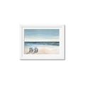 Picture of Two  Adirondack Chairs on the Beach _GroupedProduct_Rectangle_Landscape_Framed_Matted_
