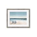 Picture of Two  Adirondack Chairs on the Beach _GroupedProduct_Rectangle_Landscape_Framed_Matted_
