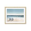 Picture of Two  Adirondack Chairs on the Beach _GroupedProduct_Rectangle_Landscape_Framed_Matted_