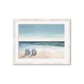 Picture of Two  Adirondack Chairs on the Beach _GroupedProduct_Rectangle_Landscape_Framed_Matted_