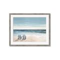 Picture of Two  Adirondack Chairs on the Beach _GroupedProduct_Rectangle_Landscape_Framed_Matted_