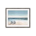 Picture of Two  Adirondack Chairs on the Beach _GroupedProduct_Rectangle_Landscape_Framed_Matted_