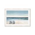 Picture of Two  Adirondack Chairs on the Beach _GroupedProduct_Rectangle_Landscape_Framed_Matted_
