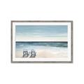 Picture of Two  Adirondack Chairs on the Beach _GroupedProduct_Rectangle_Landscape_Framed_Matted_