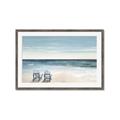 Picture of Two  Adirondack Chairs on the Beach _GroupedProduct_Rectangle_Landscape_Framed_Matted_