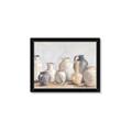 Picture of Vases on wooden table _GroupedProduct_Rectangle_Landscape_Framed_Matted_