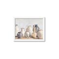 Picture of Vases on wooden table _GroupedProduct_Rectangle_Landscape_Framed_Matted_