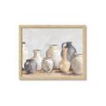 Picture of Vases on wooden table _GroupedProduct_Rectangle_Landscape_Framed_Matted_
