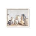 Picture of Vases on wooden table _GroupedProduct_Rectangle_Landscape_Framed_Matted_