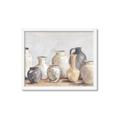 Picture of Vases on wooden table _GroupedProduct_Rectangle_Landscape_Framed_Matted_