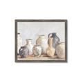 Picture of Vases on wooden table _GroupedProduct_Rectangle_Landscape_Framed_Matted_