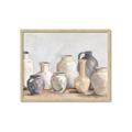 Picture of Vases on wooden table _GroupedProduct_Rectangle_Landscape_Framed_Matted_