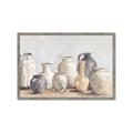 Picture of Vases on wooden table _GroupedProduct_Rectangle_Landscape_Framed_Matted_