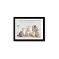 Picture of Vases on wooden table _GroupedProduct_Rectangle_Landscape_Framed_Matted_