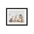 Picture of Vases on wooden table _GroupedProduct_Rectangle_Landscape_Framed_Matted_