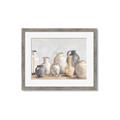 Picture of Vases on wooden table _GroupedProduct_Rectangle_Landscape_Framed_Matted_
