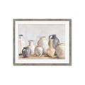 Picture of Vases on wooden table _GroupedProduct_Rectangle_Landscape_Framed_Matted_