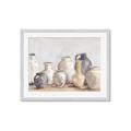 Picture of Vases on wooden table _GroupedProduct_Rectangle_Landscape_Framed_Matted_