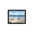 Picture of Chairs on beach _GroupedProduct_Rectangle_Landscape_Framed_Matted_