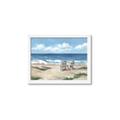 Picture of Chairs on beach _GroupedProduct_Rectangle_Landscape_Framed_Matted_
