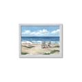 Picture of Chairs on beach _GroupedProduct_Rectangle_Landscape_Framed_Matted_