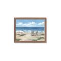 Picture of Chairs on beach _GroupedProduct_Rectangle_Landscape_Framed_Matted_