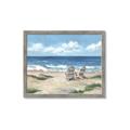 Picture of Chairs on beach _GroupedProduct_Rectangle_Landscape_Framed_Matted_