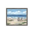 Picture of Chairs on beach _GroupedProduct_Rectangle_Landscape_Framed_Matted_