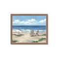 Picture of Chairs on beach _GroupedProduct_Rectangle_Landscape_Framed_Matted_