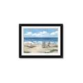 Picture of Chairs on beach _GroupedProduct_Rectangle_Landscape_Framed_Matted_