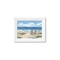 Picture of Chairs on beach _GroupedProduct_Rectangle_Landscape_Framed_Matted_