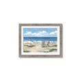 Picture of Chairs on beach _GroupedProduct_Rectangle_Landscape_Framed_Matted_