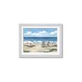 Picture of Chairs on beach _GroupedProduct_Rectangle_Landscape_Framed_Matted_