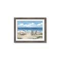 Picture of Chairs on beach _GroupedProduct_Rectangle_Landscape_Framed_Matted_