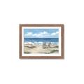Picture of Chairs on beach _GroupedProduct_Rectangle_Landscape_Framed_Matted_