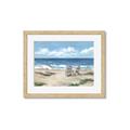 Picture of Chairs on beach _GroupedProduct_Rectangle_Landscape_Framed_Matted_