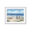Picture of Chairs on beach _GroupedProduct_Rectangle_Landscape_Framed_Matted_
