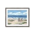 Picture of Chairs on beach _GroupedProduct_Rectangle_Landscape_Framed_Matted_