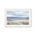 Picture of Chillin  on the beach _GroupedProduct_Rectangle_Landscape_Framed_Matted_
