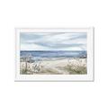 Picture of Chillin  on the beach _GroupedProduct_Rectangle_Landscape_Framed_Matted_